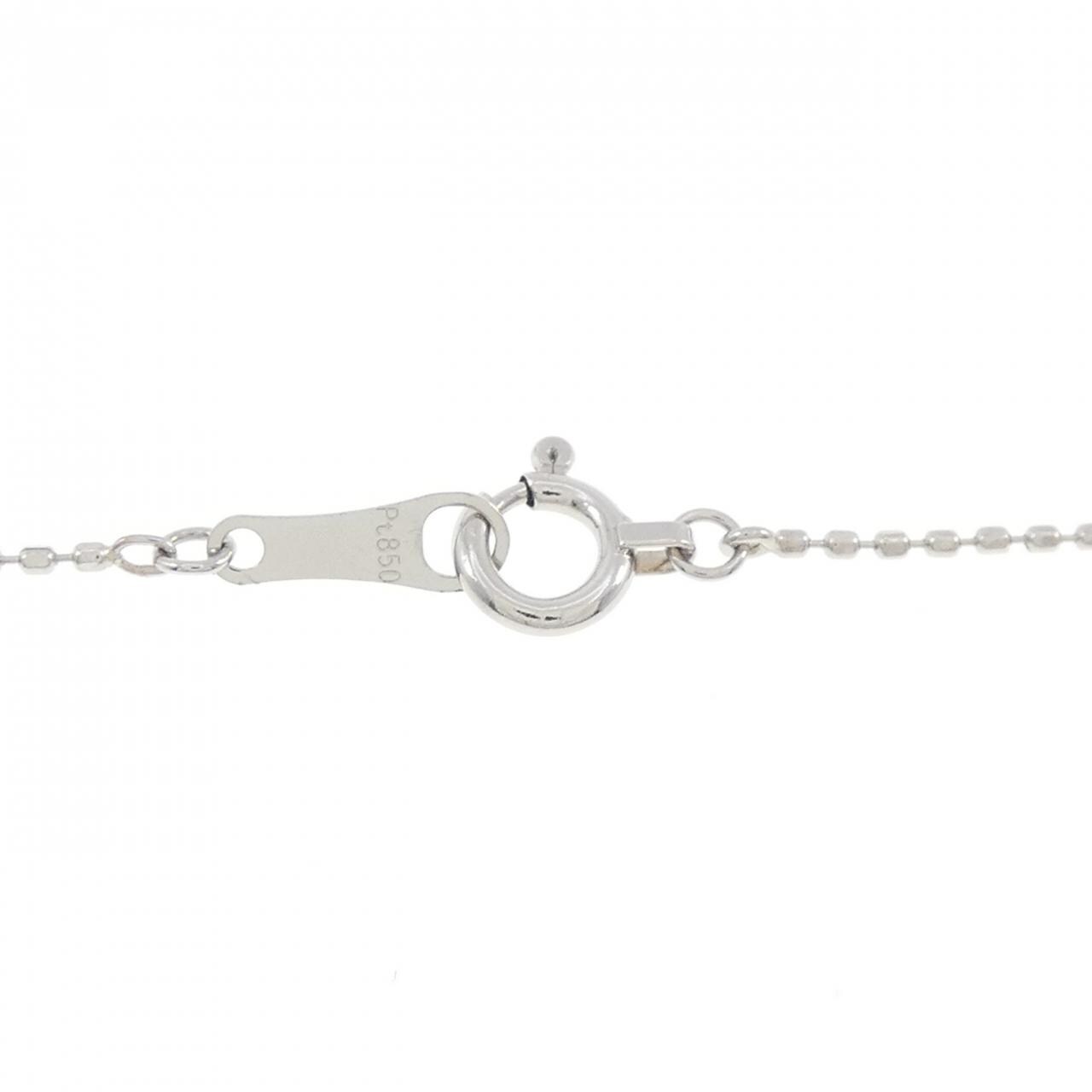 PT900/PT850 Cross Diamond Necklace 0.32CT