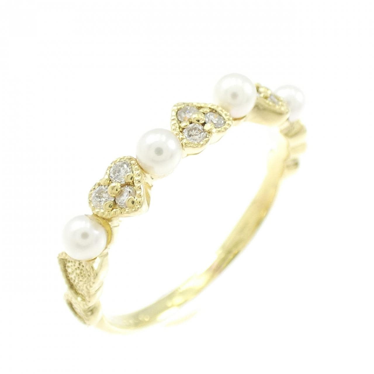 K18YG アコヤパール リング