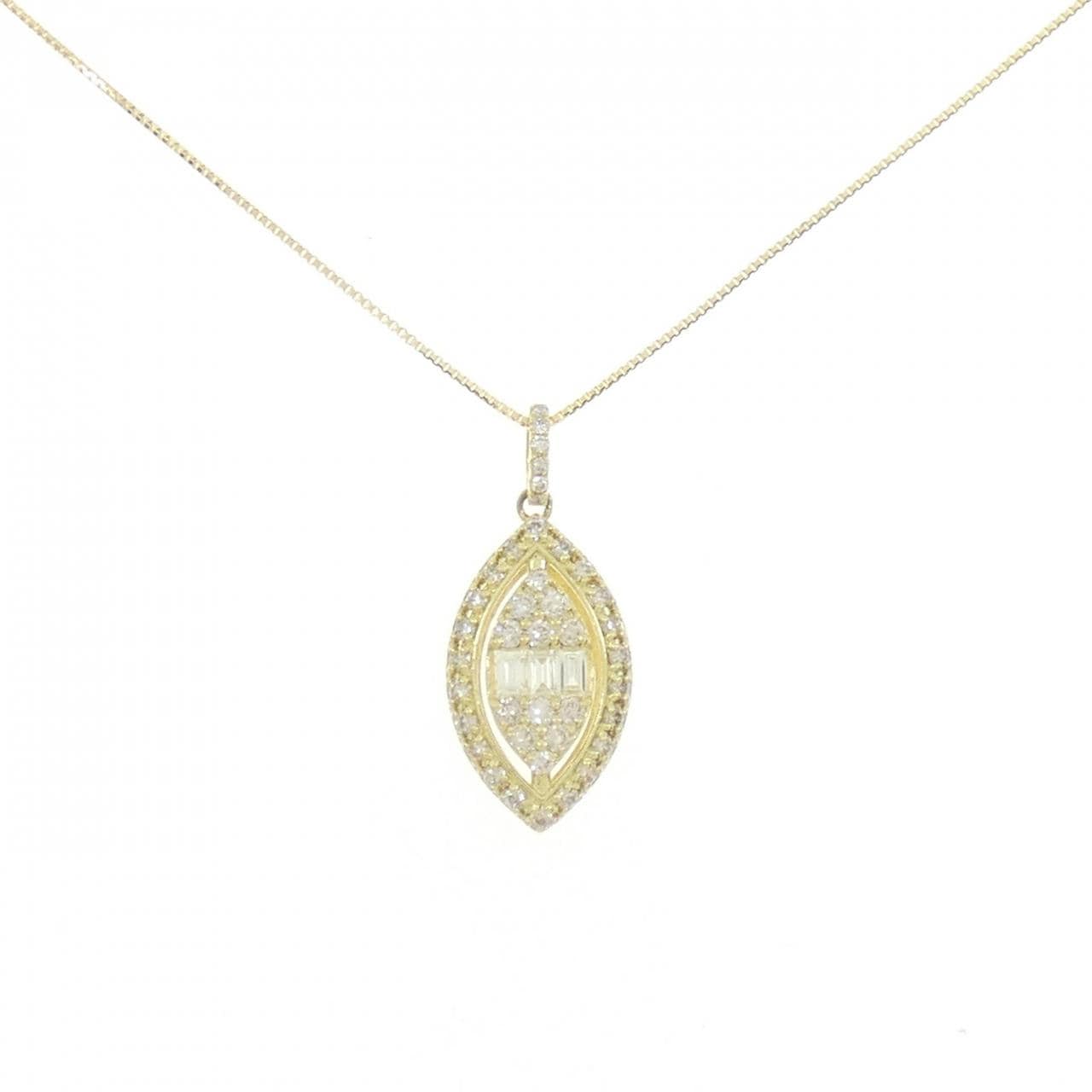 【新品】K18YG ダイヤモンド ネックレス 0.50CT