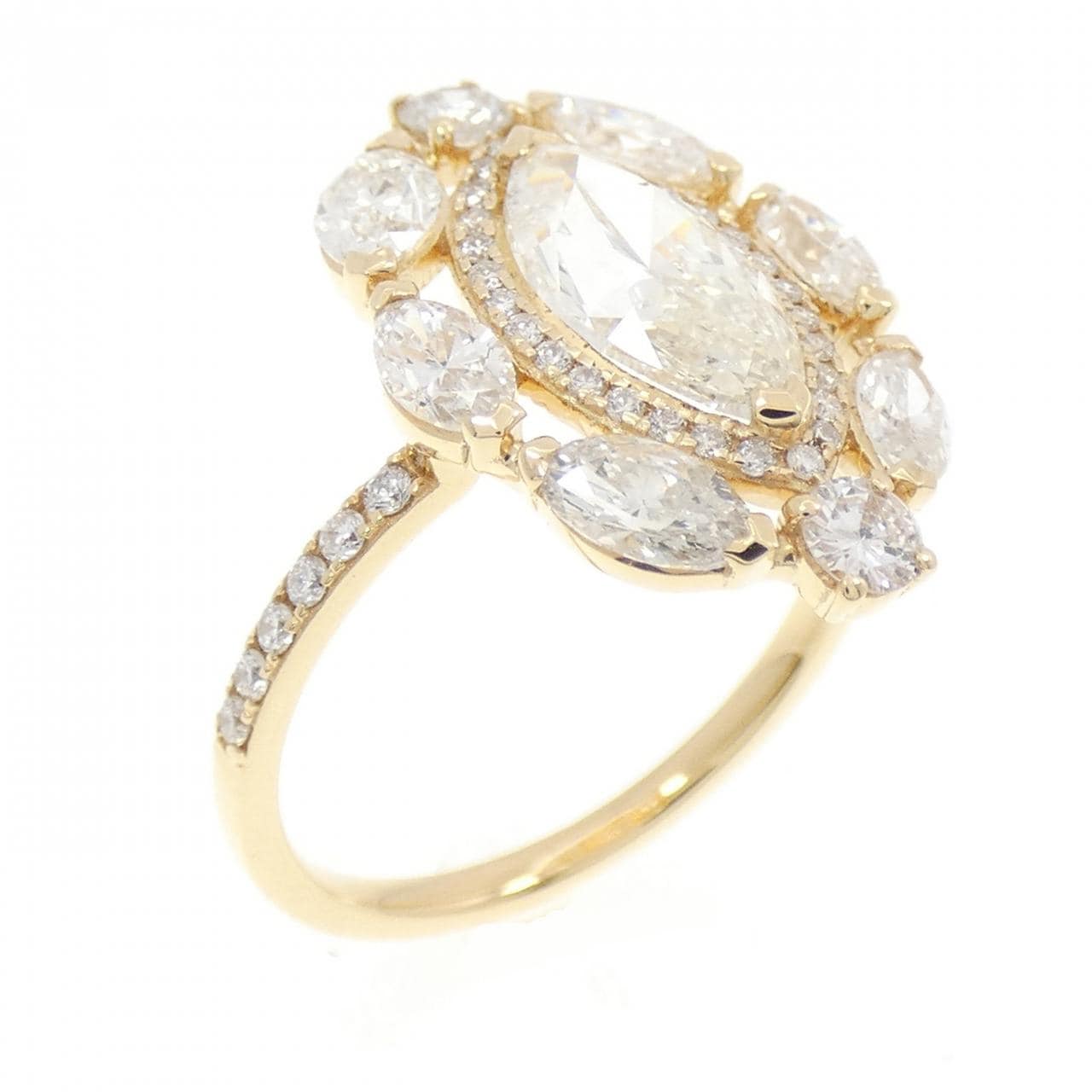 【新品】K18YG ダイヤモンド リング 2.08CT