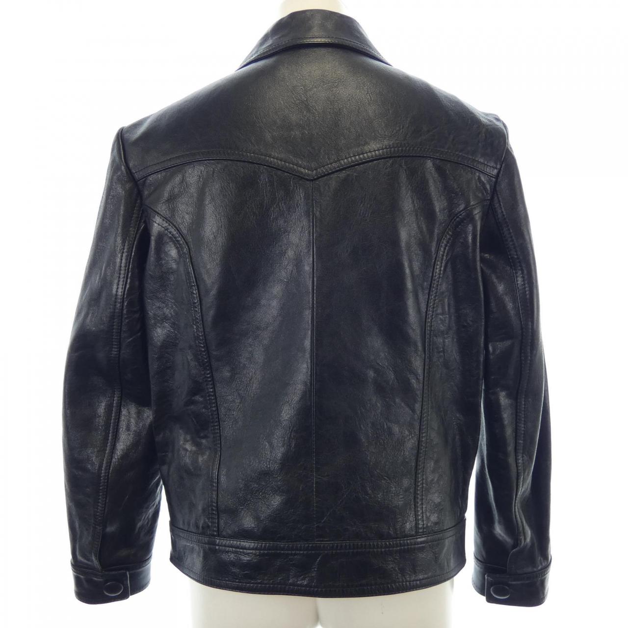 CELINE 2EK17602V Leather Jacket