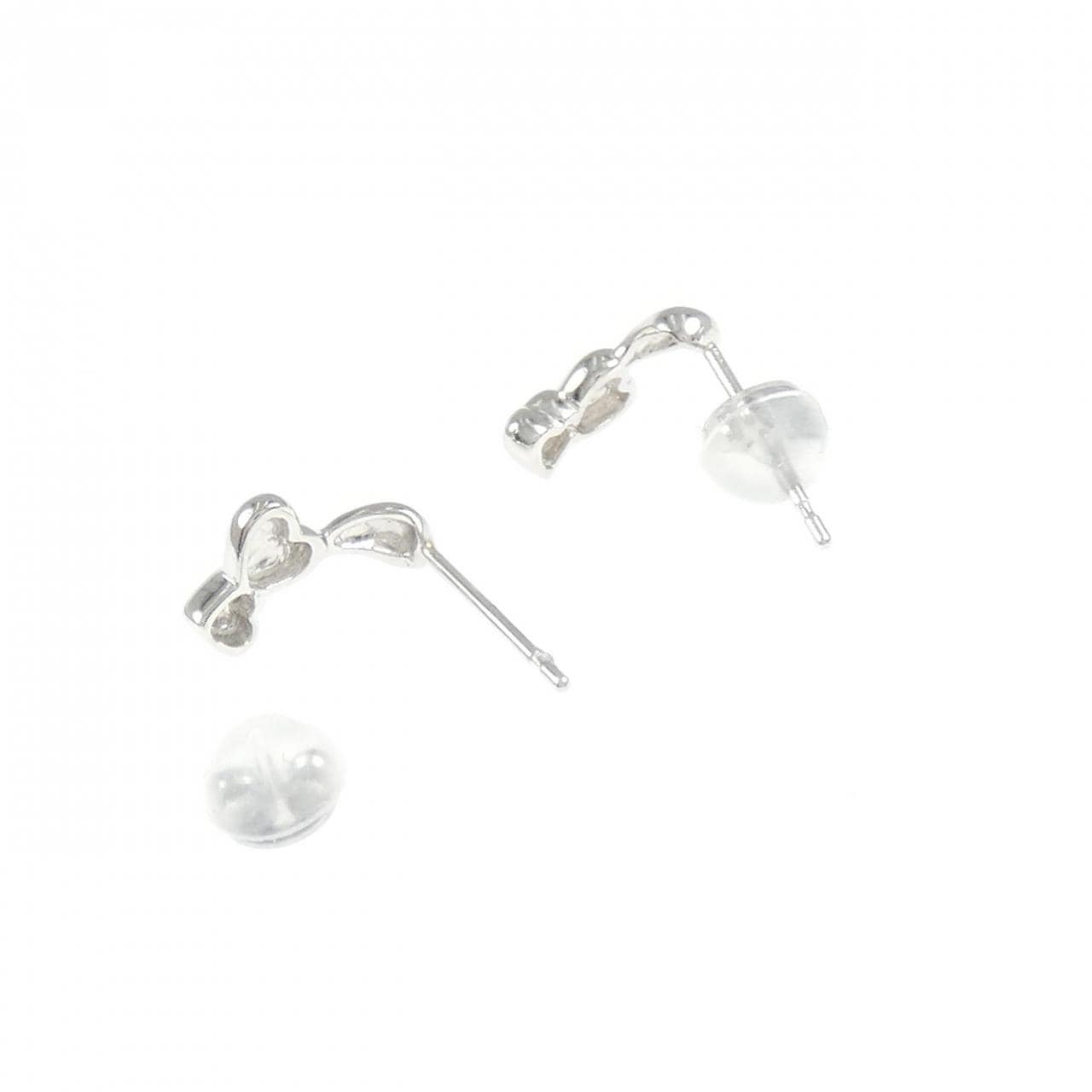 PT900 ハート ピアス