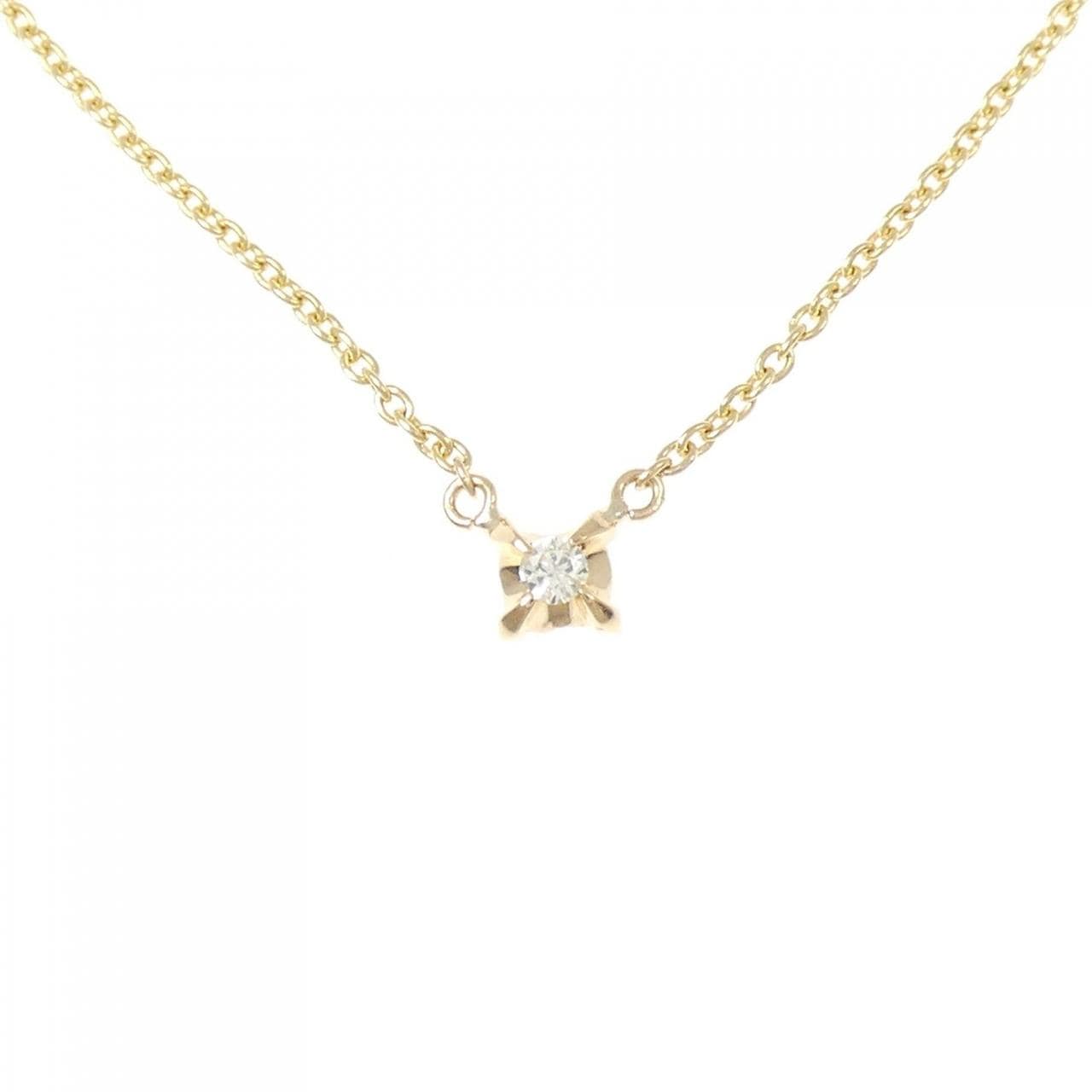 K18YG ダイヤモンド ネックレス 0.05CT