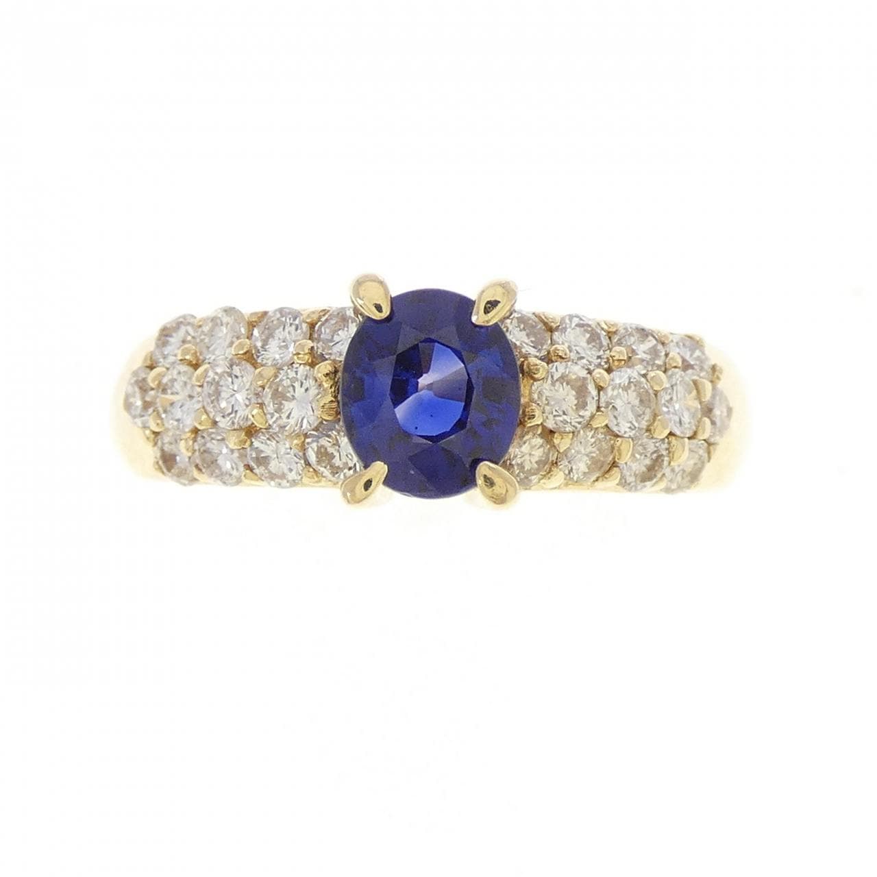 K18YG サファイヤ リング 0.81CT