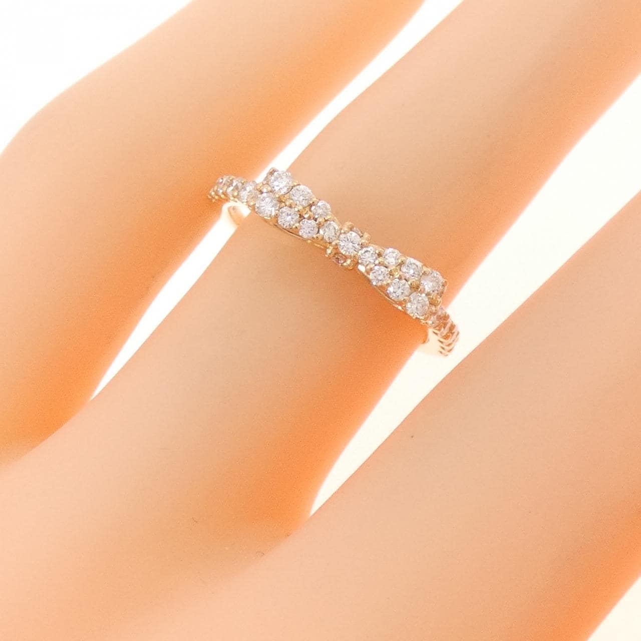 ポンテヴェキオ リボン リング 0.35CT