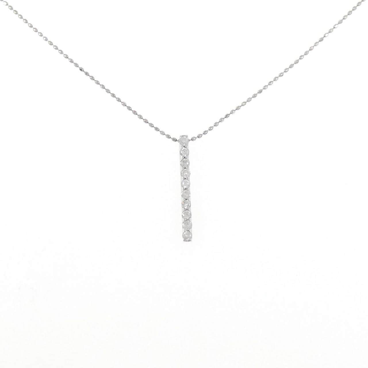 K14WG/K18WG ダイヤモンド ネックレス 0.20CT