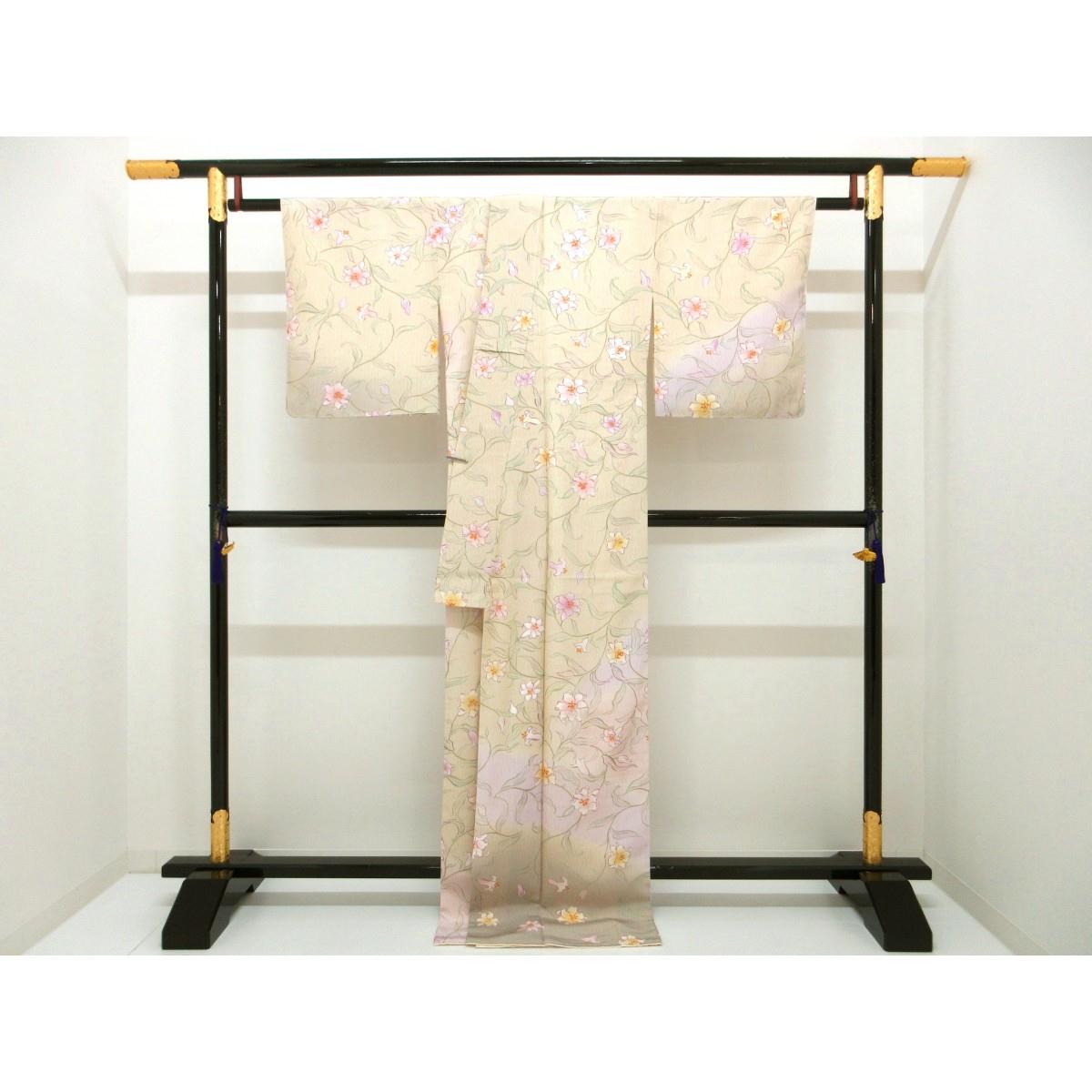 【未使用品】訪問着　友禅加工ボカシ染