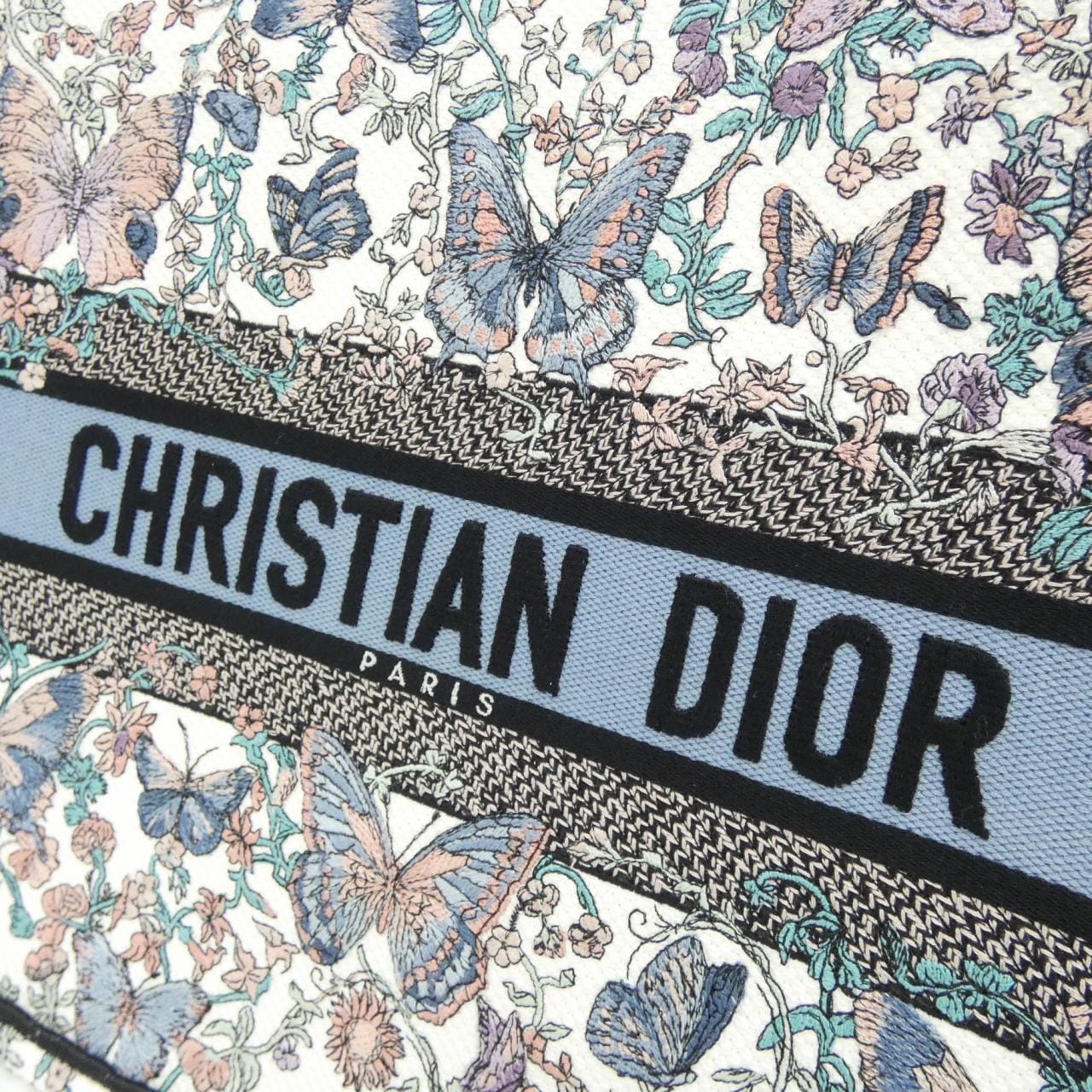 クリスチャンディオール TOILE DE JOUY PAPILLON ディオール ブック トート ミディアム M1296ZEEV バッグ