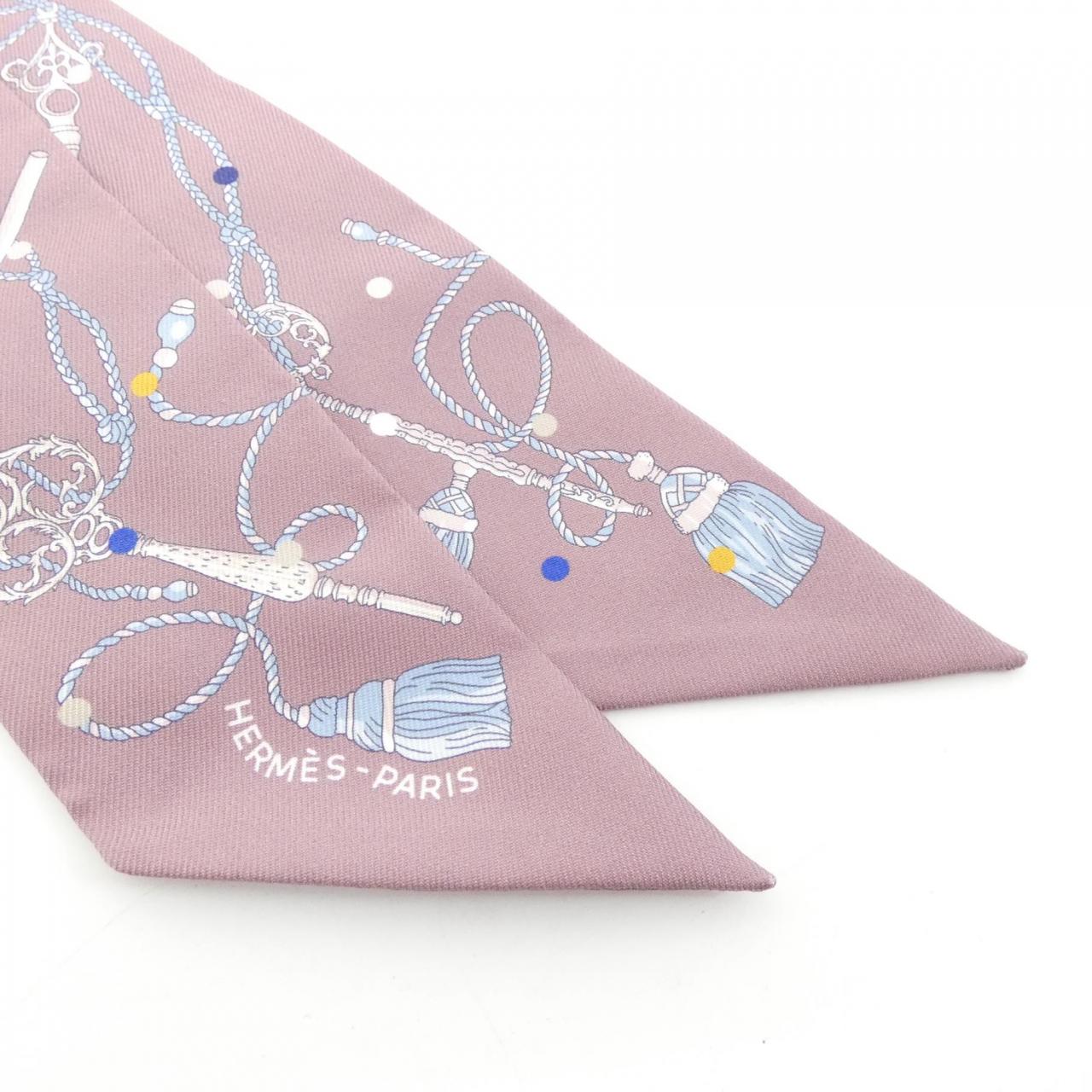 エルメス LES CLES A POIS ツイリー 063871S スカーフ