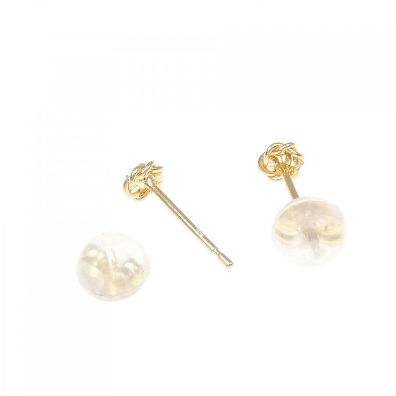 K18YG キュービック ピアス