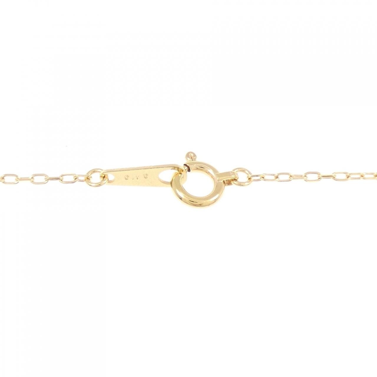 K18PG/K18YG ハート ダイヤモンド ネックレス 0.10CT