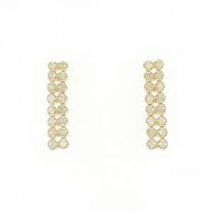 K10YG ダイヤモンド ピアス 0.42CT