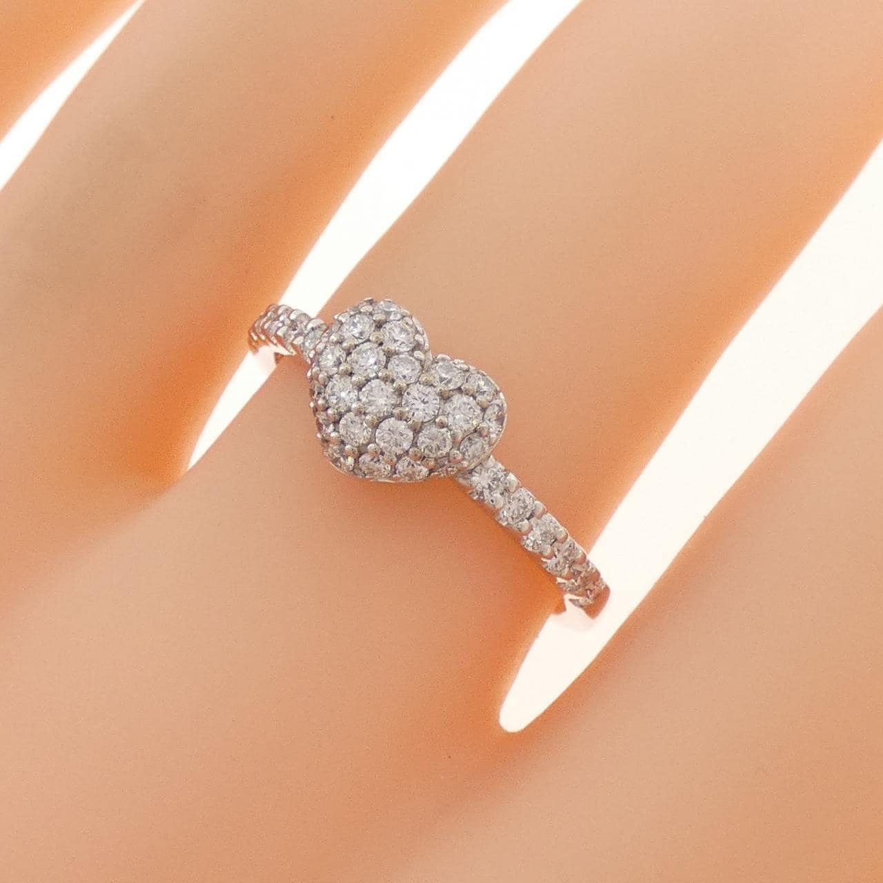 ポンテヴェキオ ハート リング 0.50CT