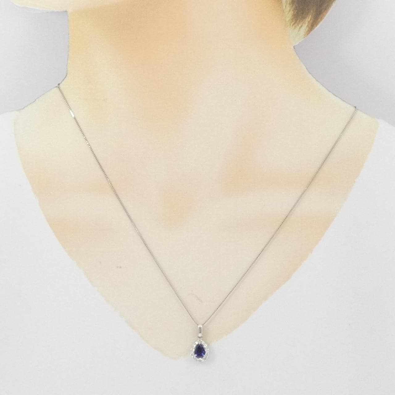 PT900/PT850 サファイヤ ネックレス 0.83CT