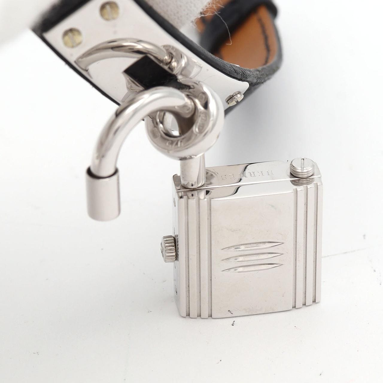 【ノーメンテナンス還元価格】エルメス ケリー KE1.250 シルバー クォーツ