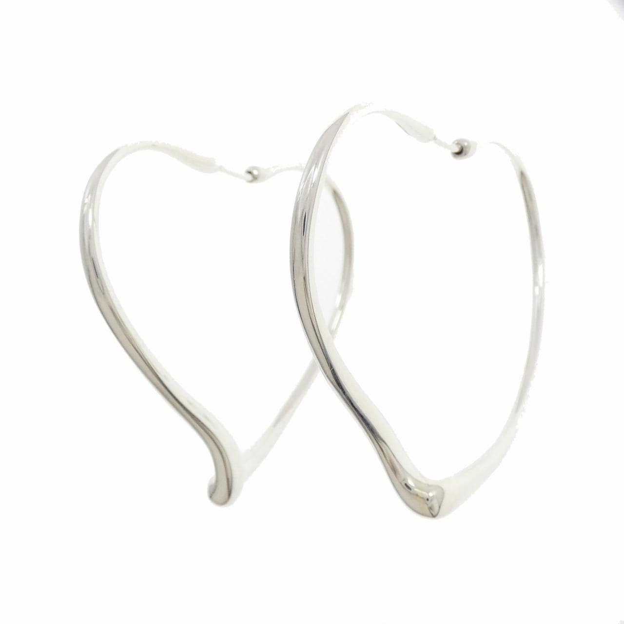 ティファニー オープン ハート フープ ピアス