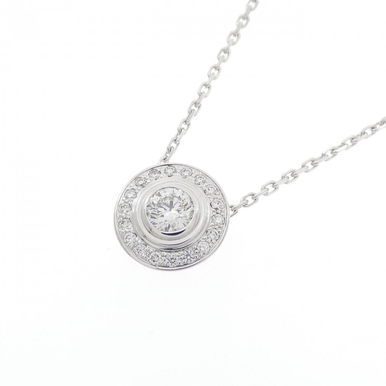 カルティエ ダムール ネックレス 0.18CT F VVS1 EXT