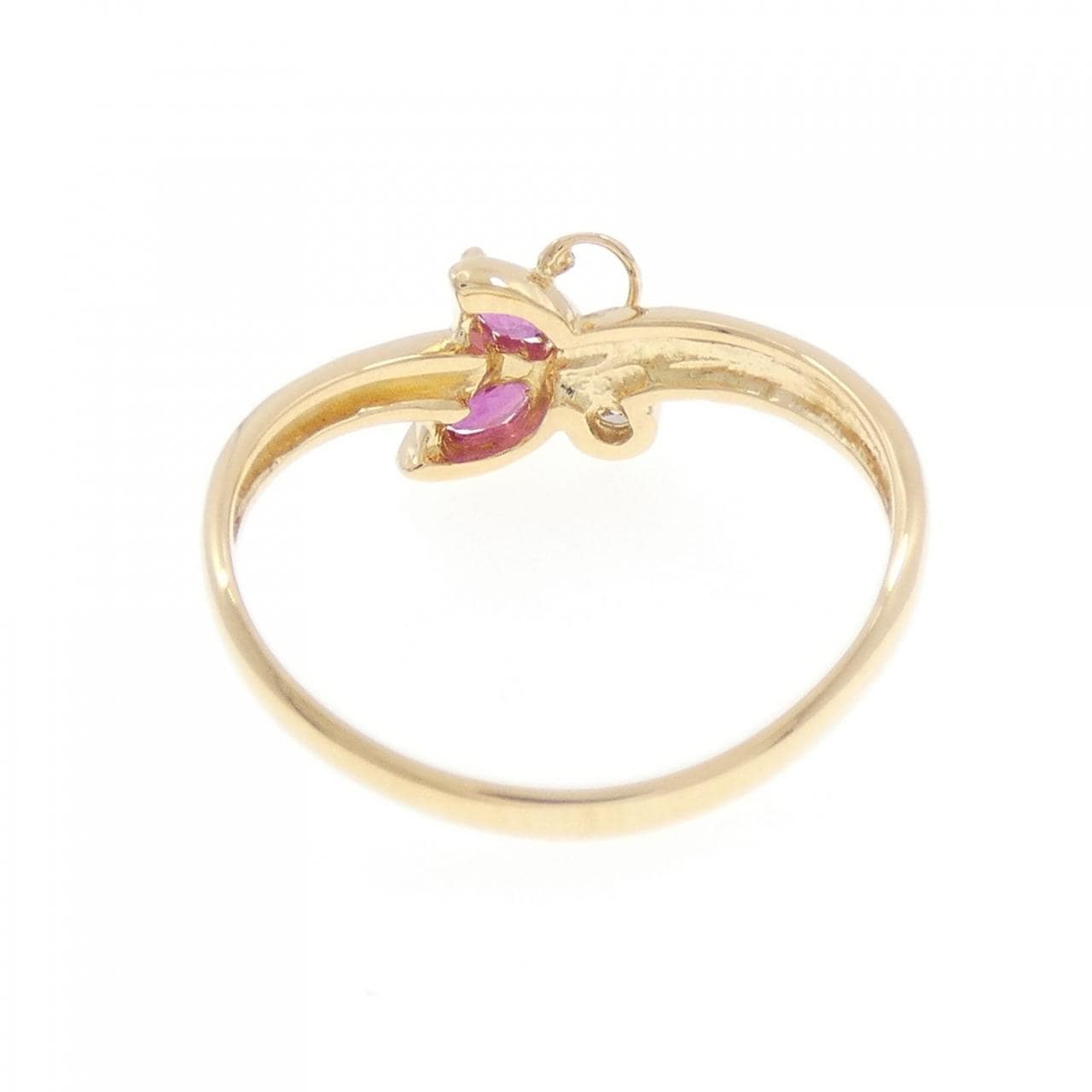 K18YG ルビー リング