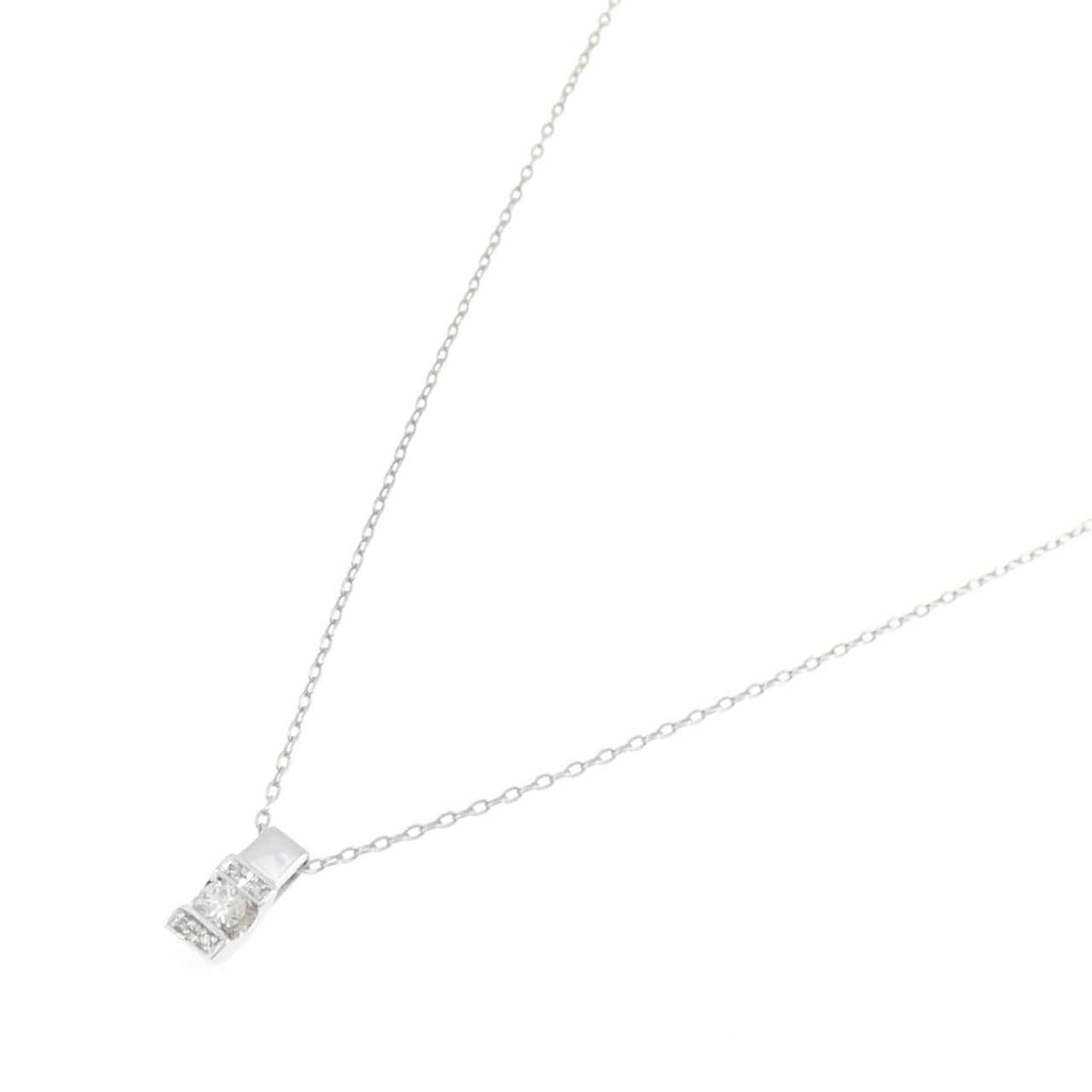 K14WG/K18WG ダイヤモンド ネックレス 0.107CT