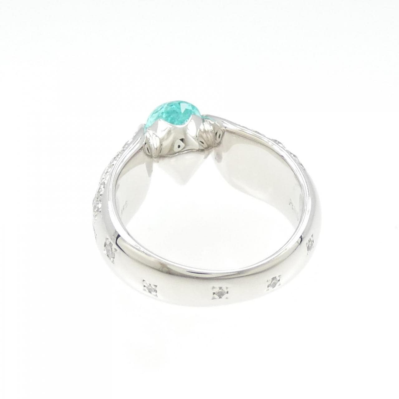 PT Paraiba Tourmaline Ring 1.71CT Made in Mozambique