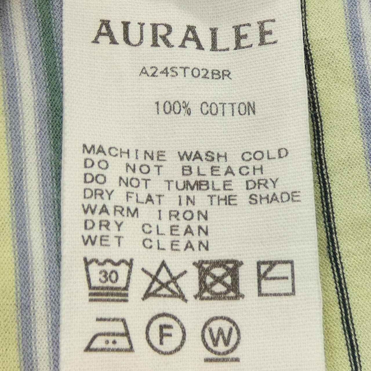 オーラリー AURALEE A24ST02BR Tシャツ