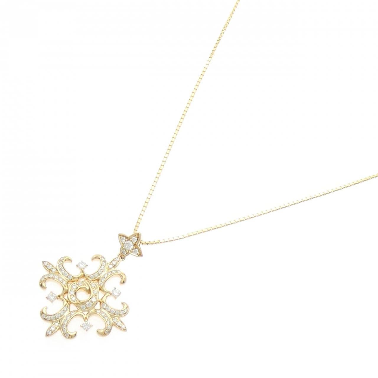 K18YG ダイヤモンド ネックレス 0.50CT