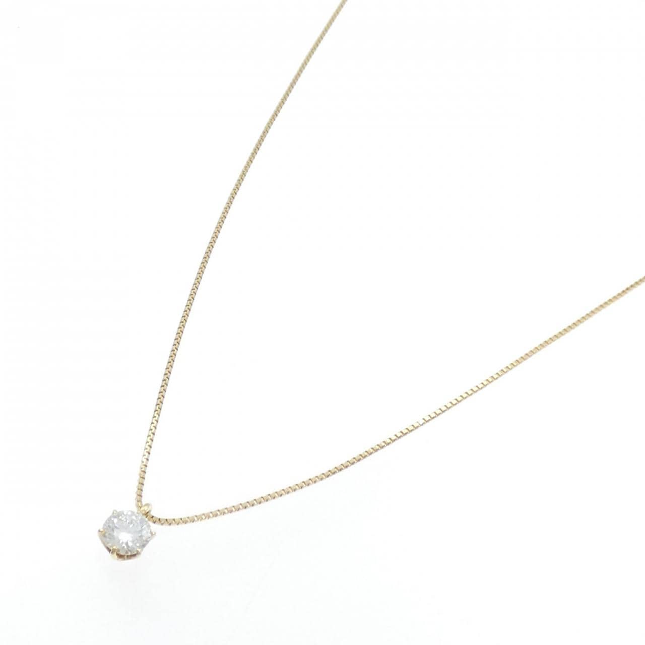 K18YG ダイヤモンド ネックレス 0.403CT D IF 3EXT