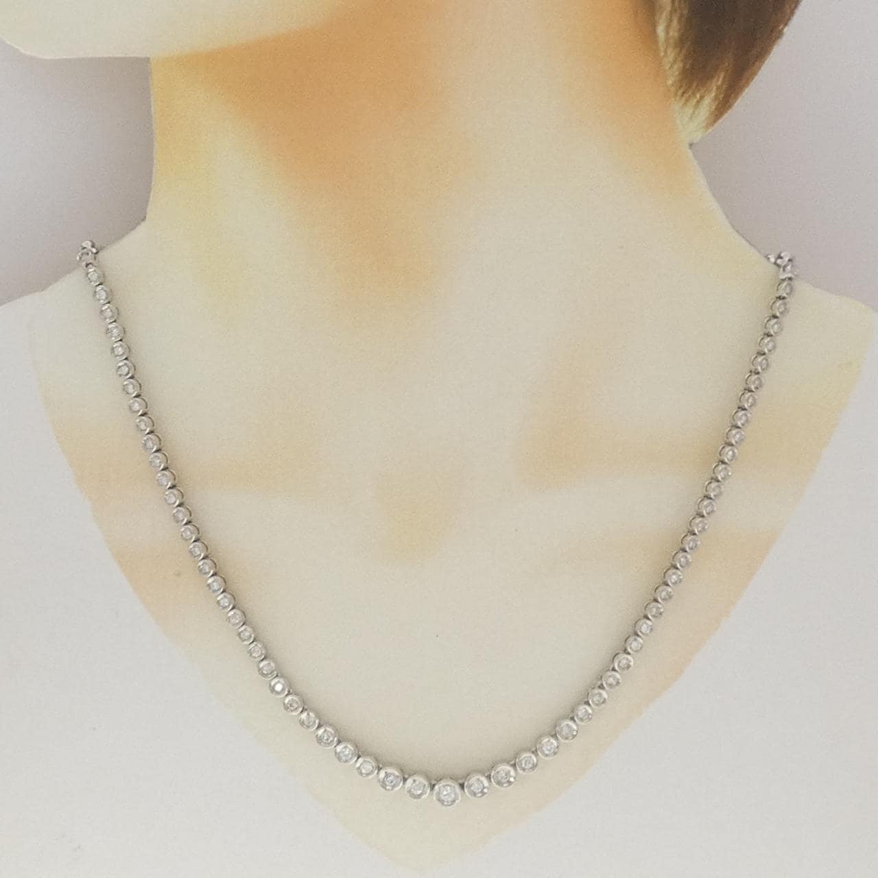 PT850 ダイヤモンド ネックレス