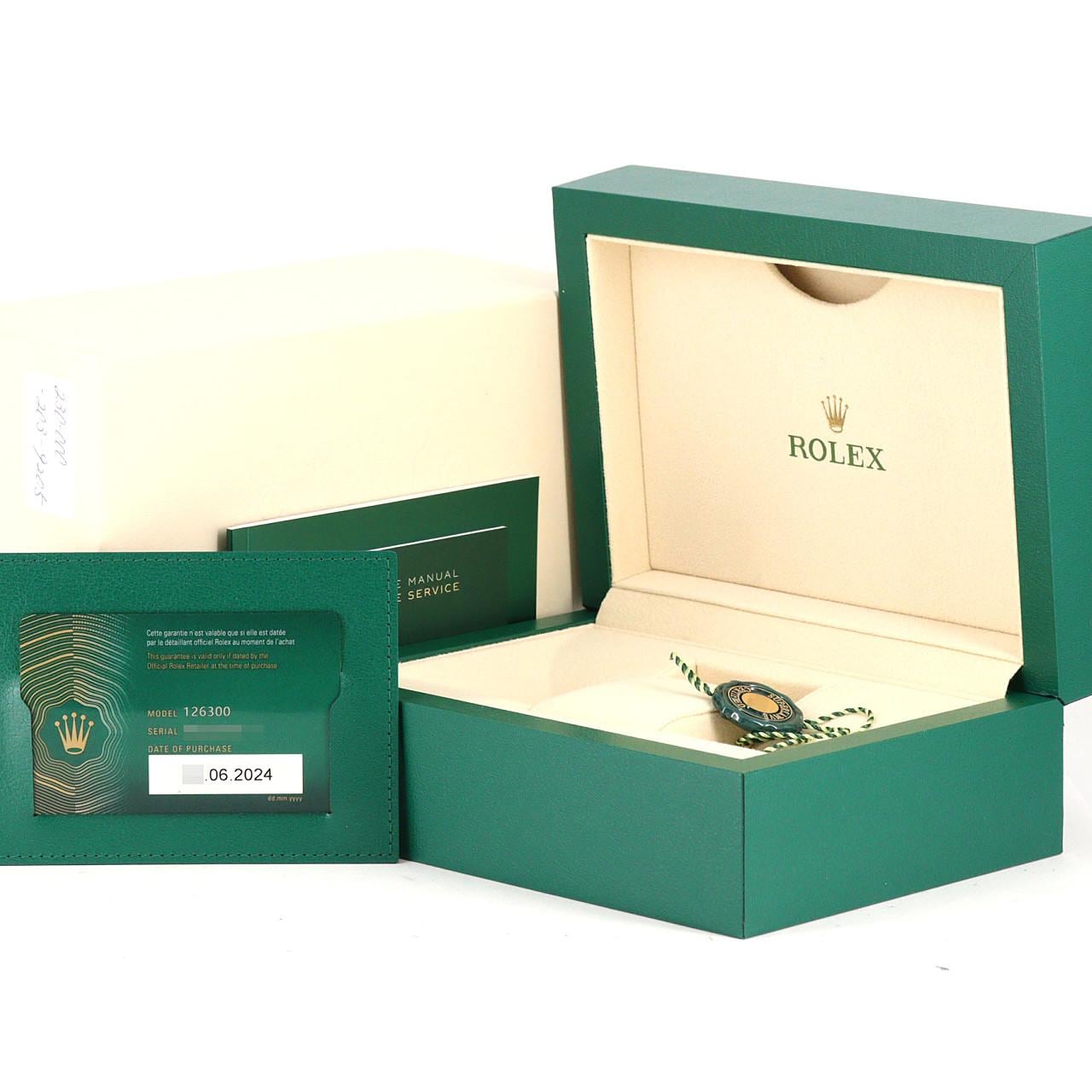 ROLEX Datejust 126300 SS自动上弦随机编号