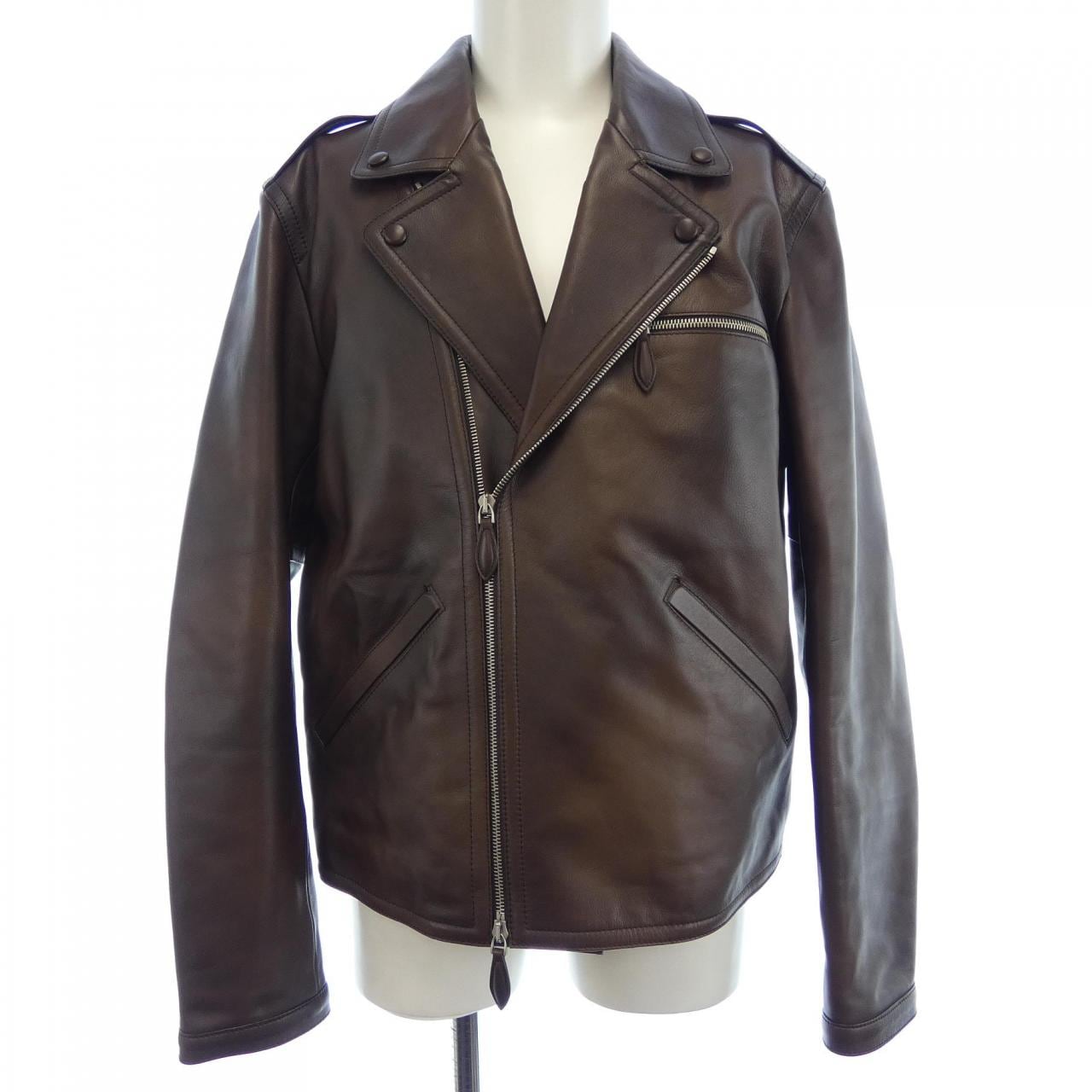 ベルルッティ Berluti パティーヌ　ペルフェクト R25LBL134 レザーライダースジャケット