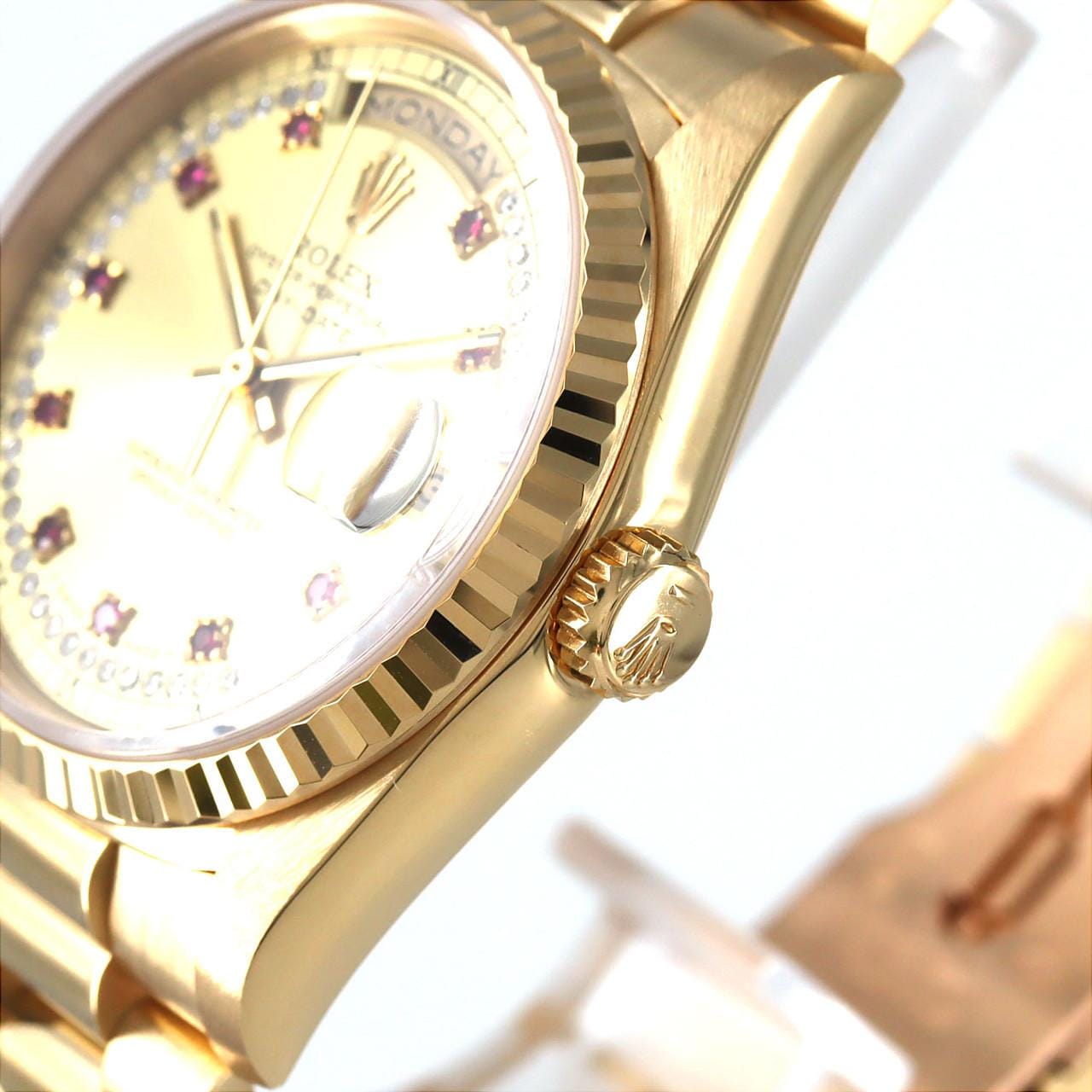 ロレックス デイデイト 18238LR YG 自動巻 X番