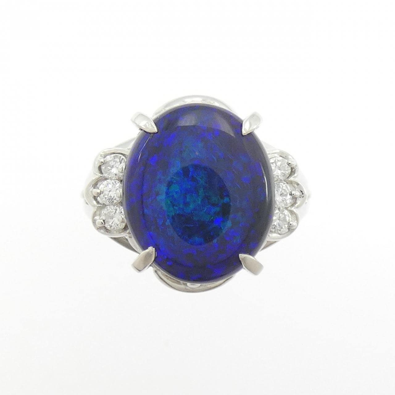 PT900 ブラックオパール リング 3.07CT