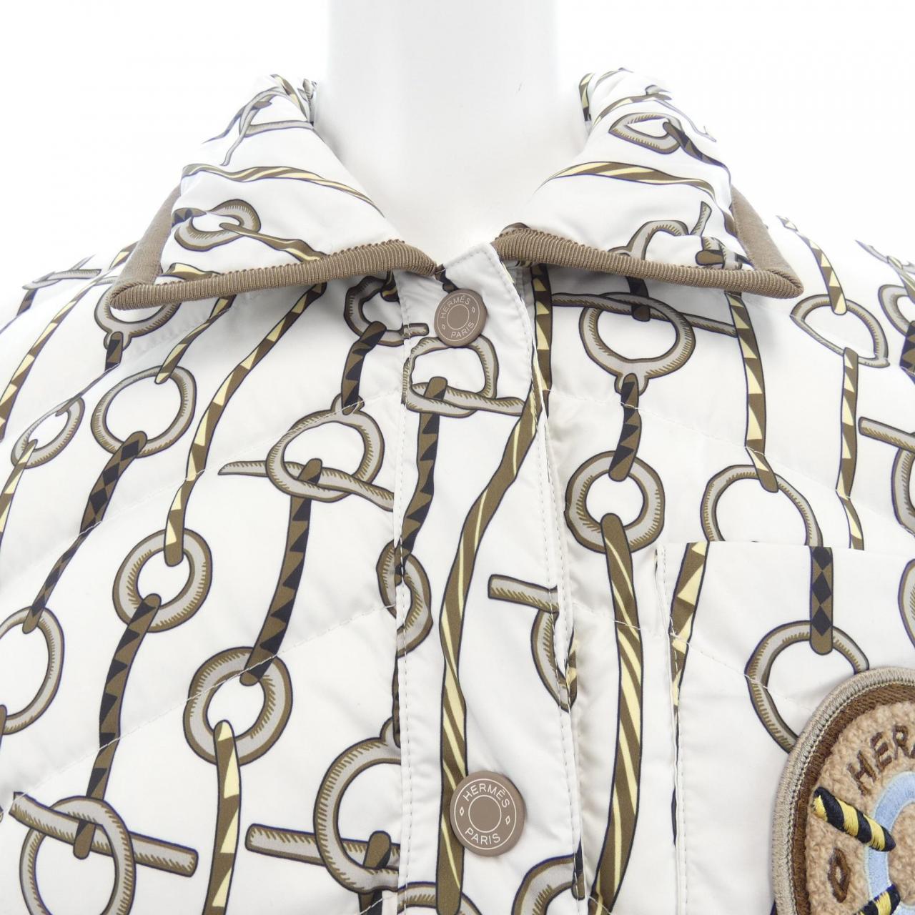 エルメス HERMES FIGURE ARTISTIQUE CORDE 3H0171D2 ダウンジャケット