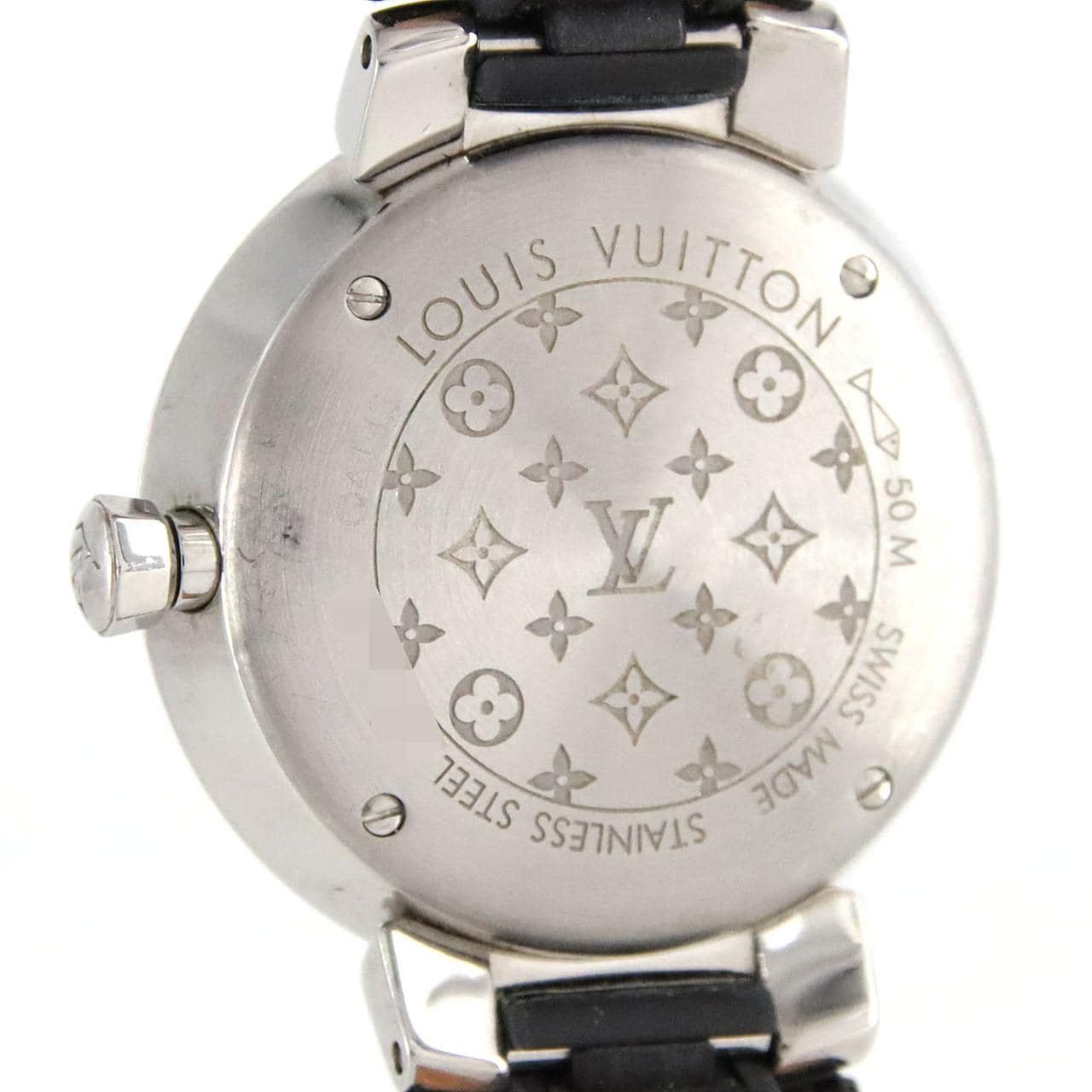 【ノーメンテナンス還元価格】ルイヴィトン タンブールスリムブラック･11P QA143 SS クォーツ