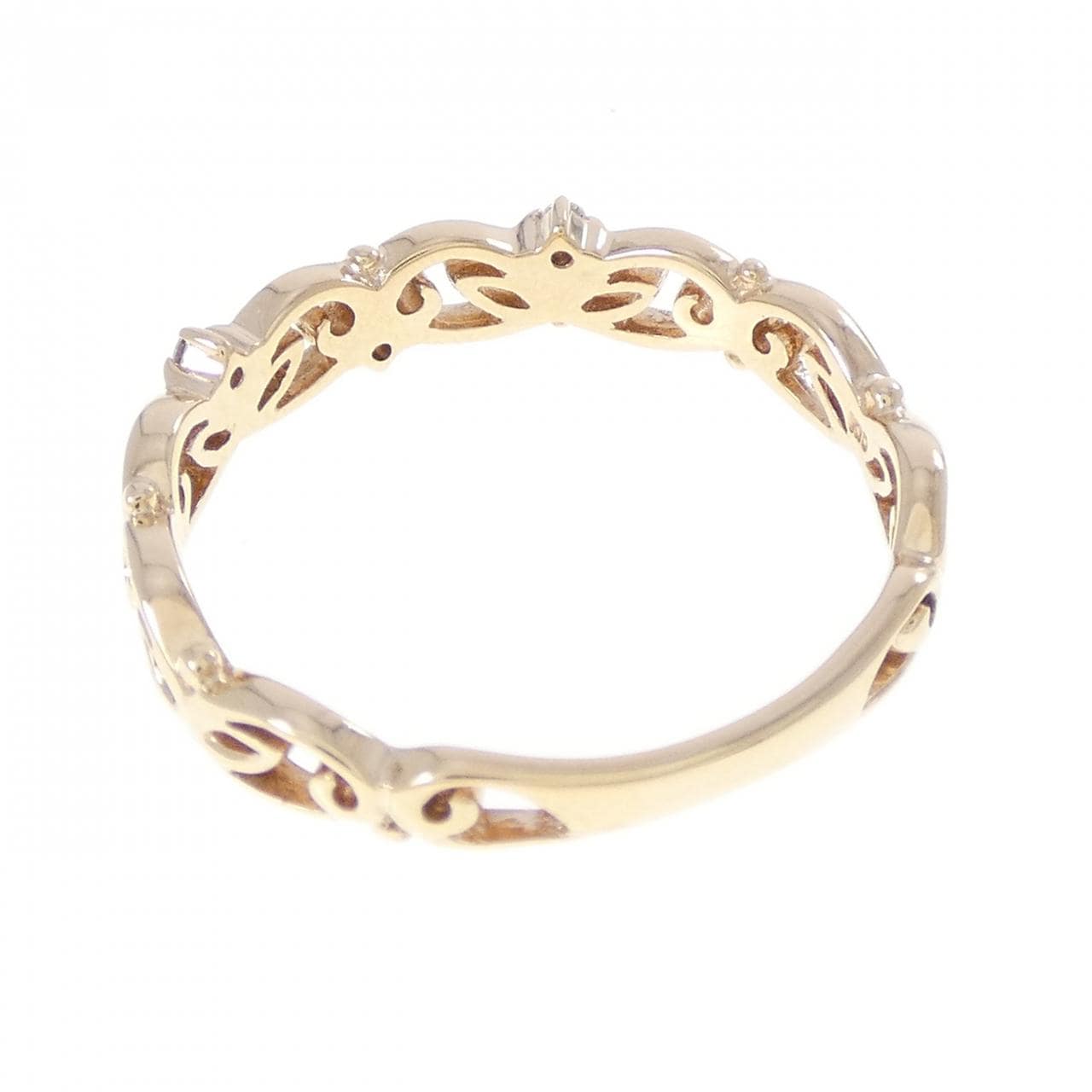 アガット ダイヤモンド リング 0.02CT