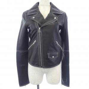 ロエベ LOEWE D1158000PL レザーライダースジャケット