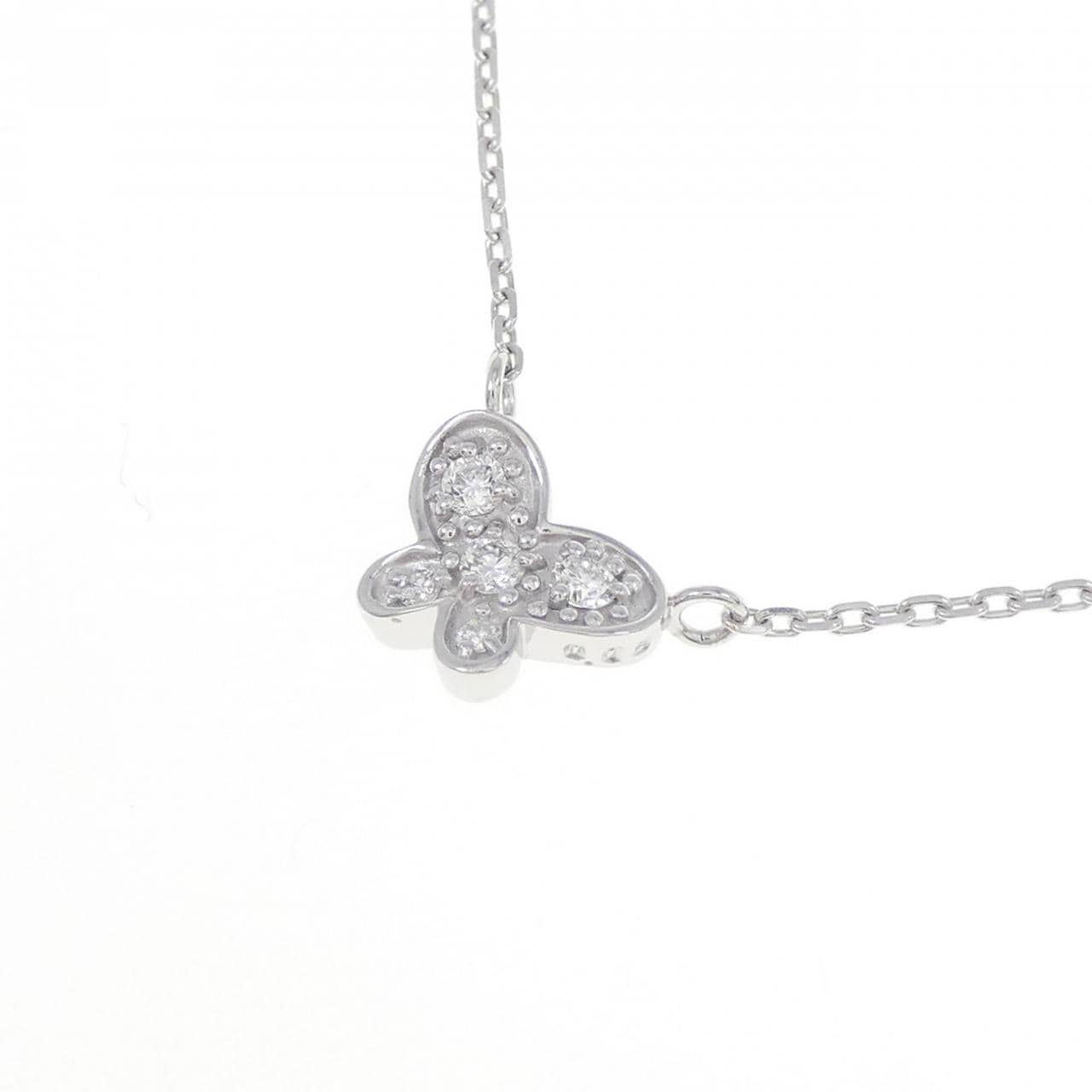 STAR JEWELRY Butterfly Diamond Necklace 0.08CT