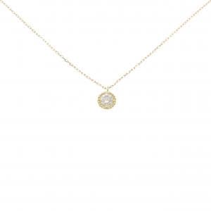 K18YG ソリティア ダイヤモンド ネックレス 0.31CT