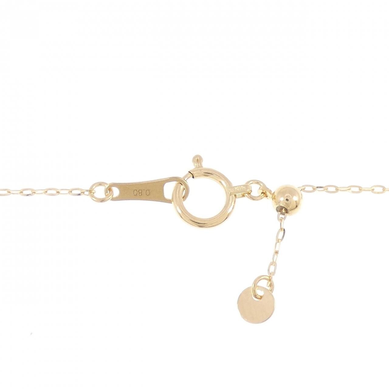 K18YG ダイヤモンド ネックレス 0.80CT