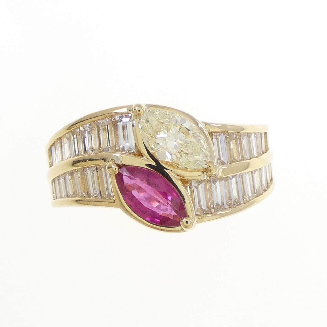 K18YG紅寶石戒指0.45CT