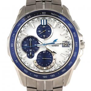 カシオ オシアナスマンタ 電波時計 TI OCW-S7000D-7AJF TI ソーラークォーツ