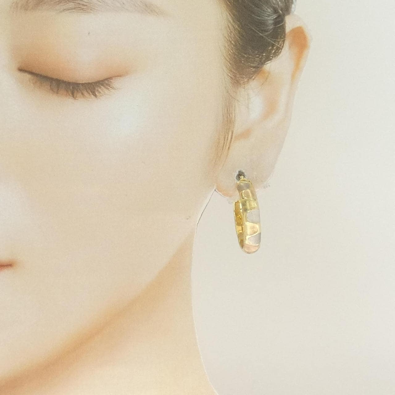 750スリーカラー ピアス