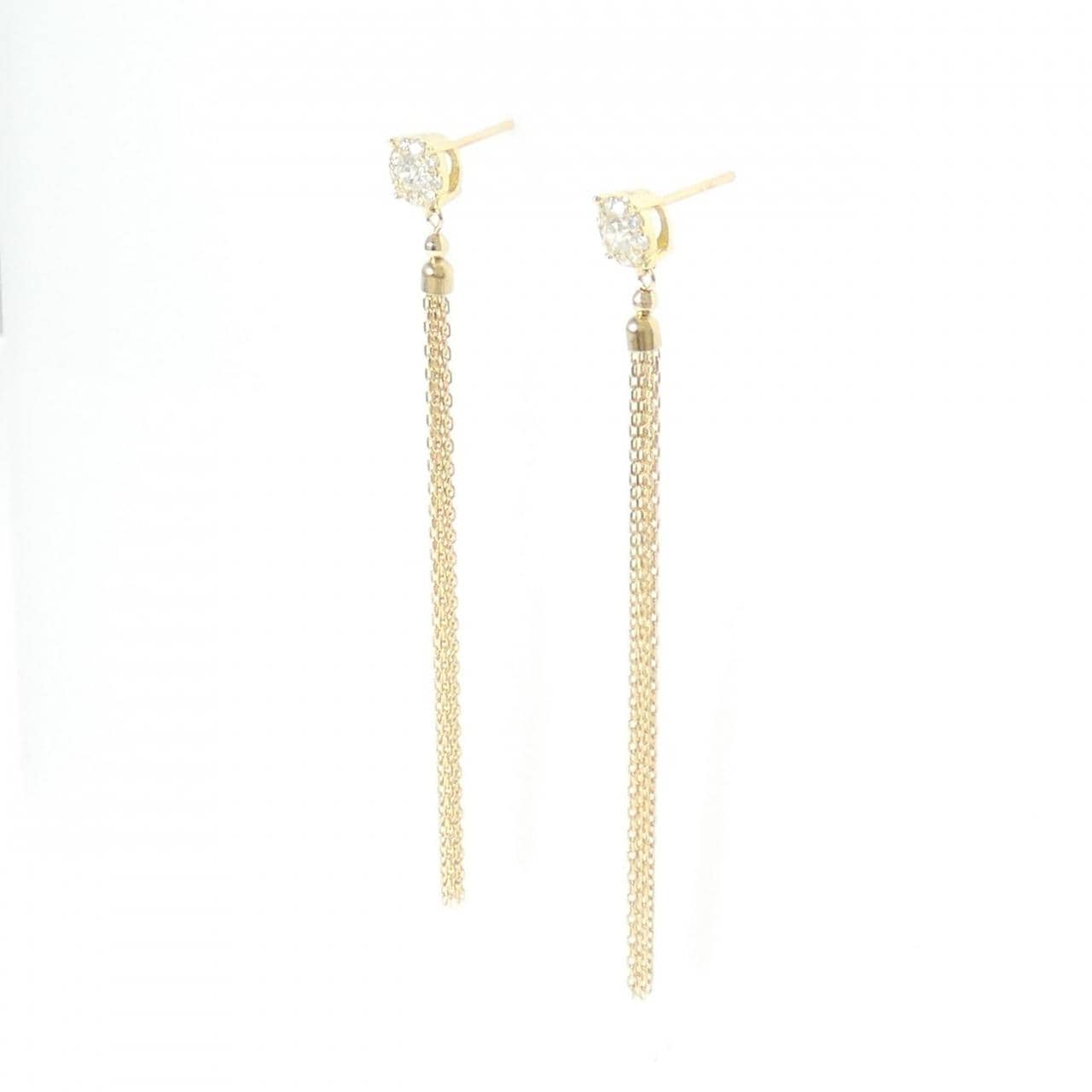 K18YG ダイヤモンド ピアス 0.30CT