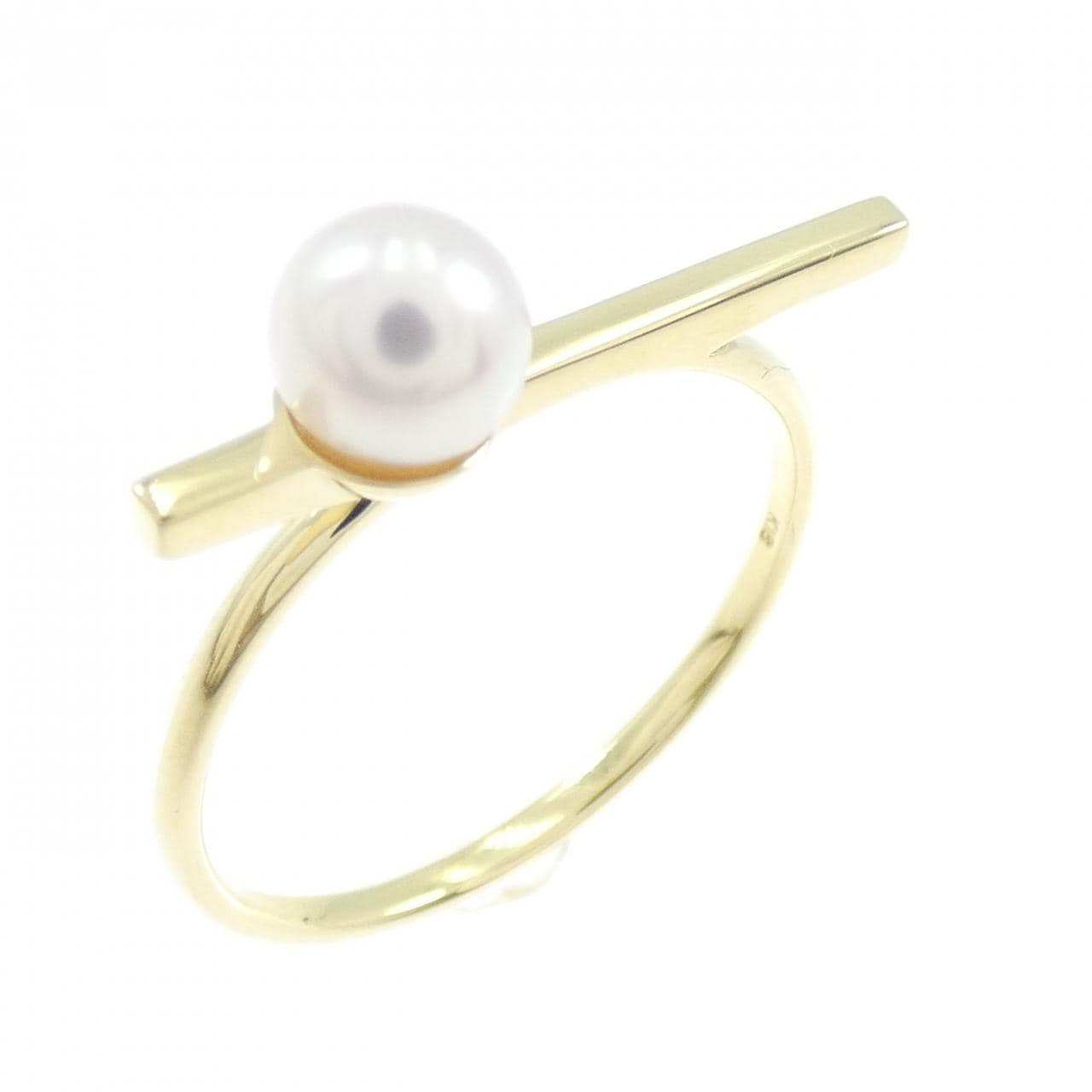 K18YG アコヤパール リング 5.1mm