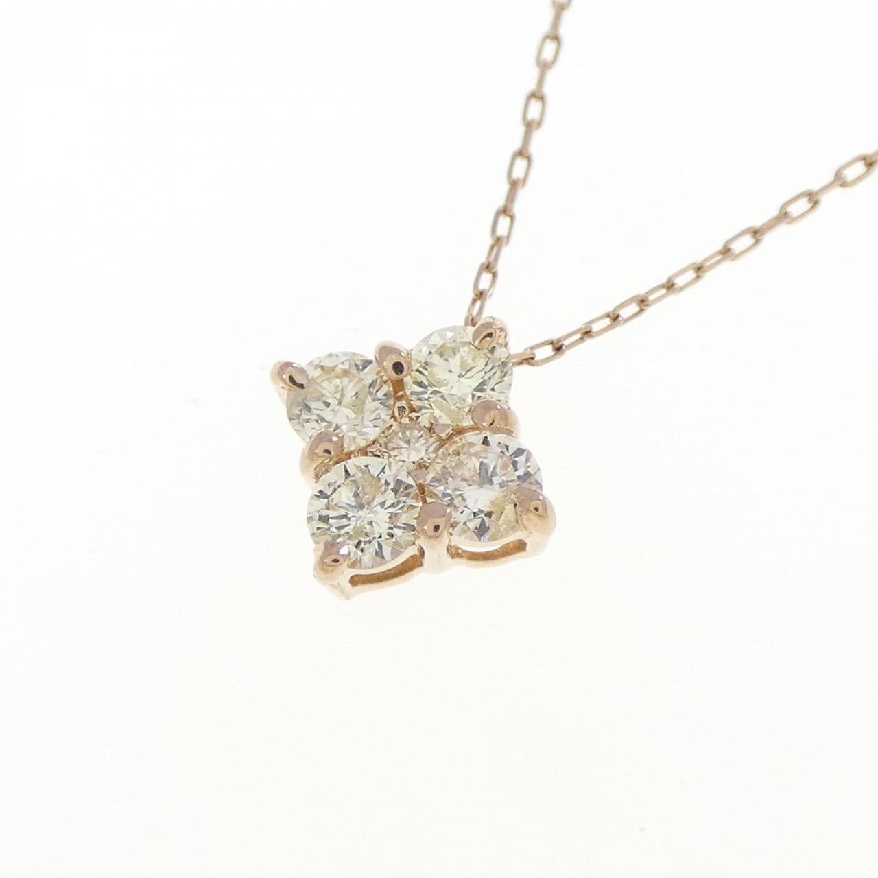 K18PG ダイヤモンド ネックレス 0.25CT