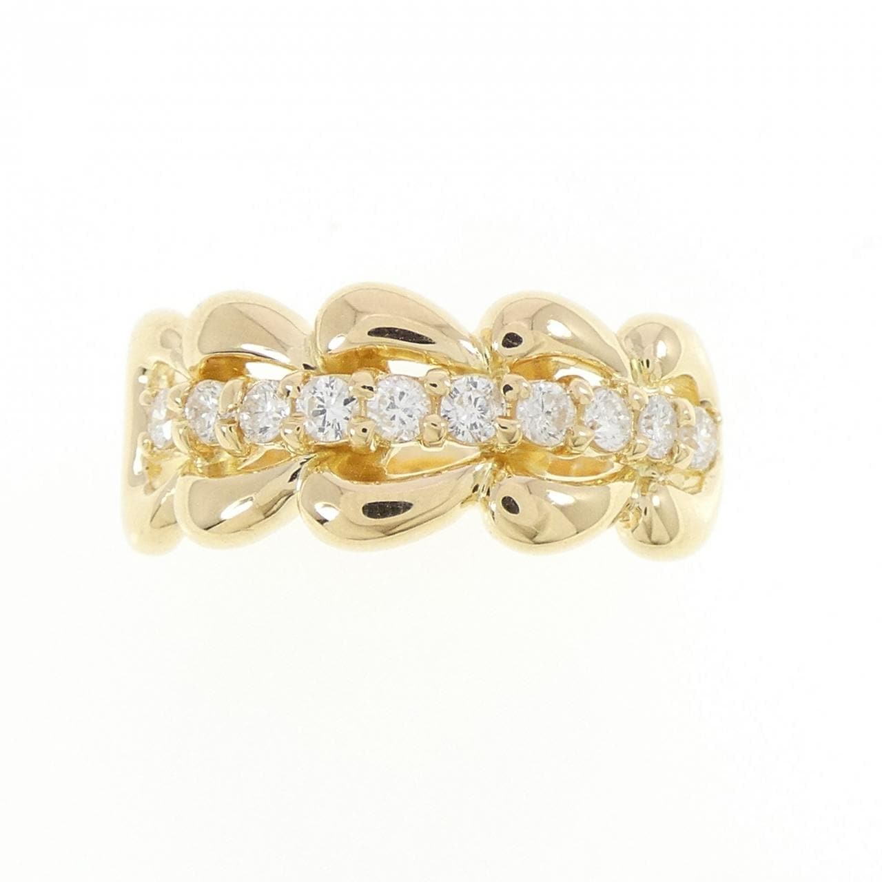 K18YG ダイヤモンド リング 0.30CT