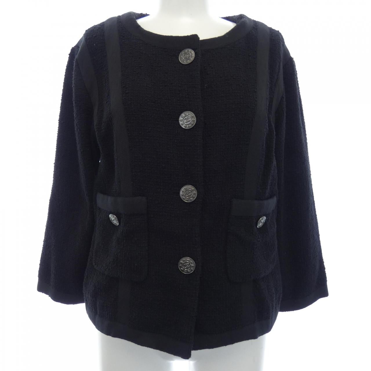シャネル CHANEL ノーカラージャケット