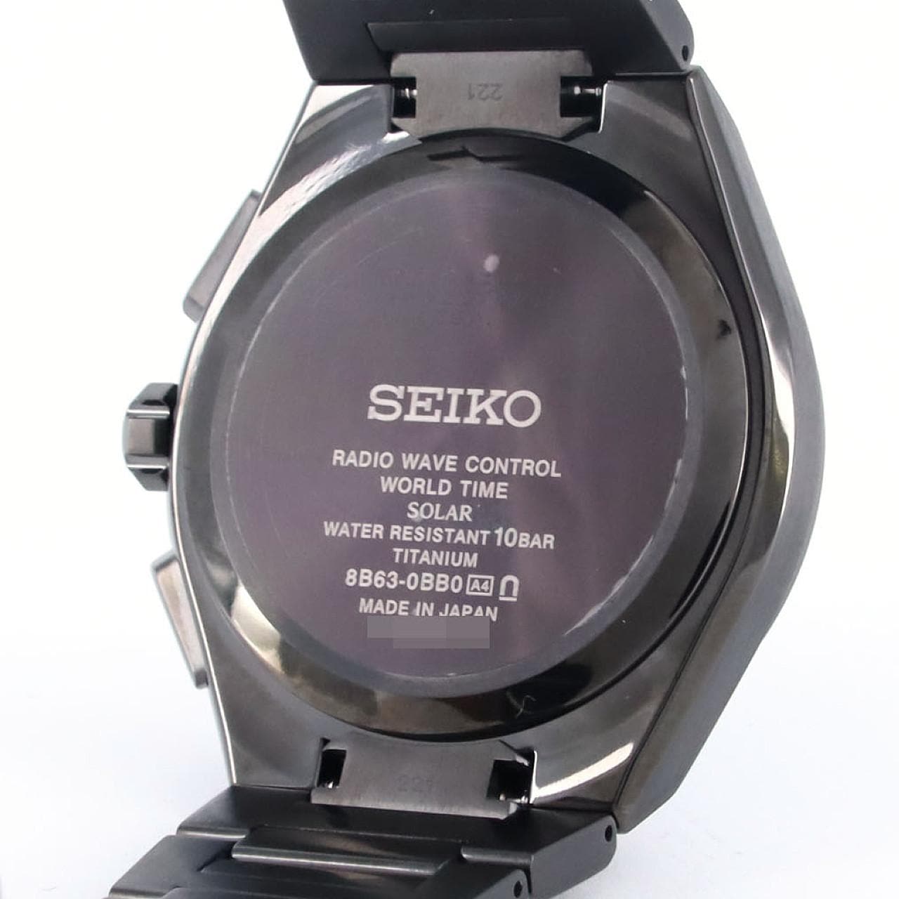 SEIKO Astron 无线电手表 8B63-0BB0/SBXY041 TI 太阳能石英