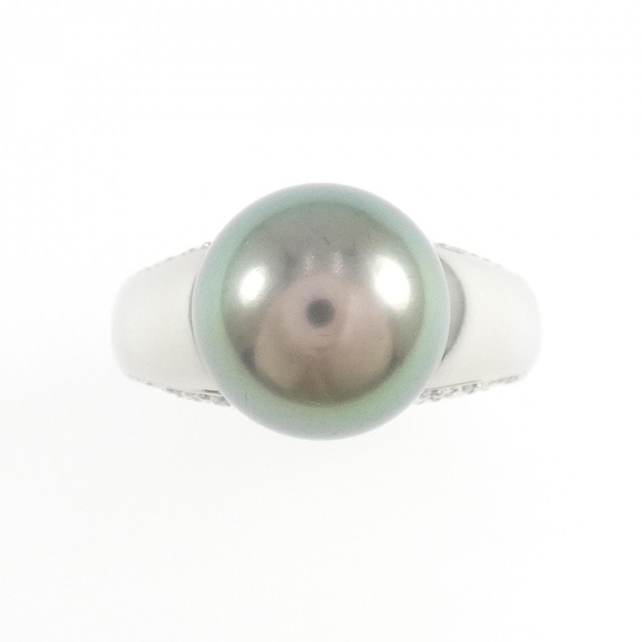 タサキ 黒蝶パール リング 11.2mm