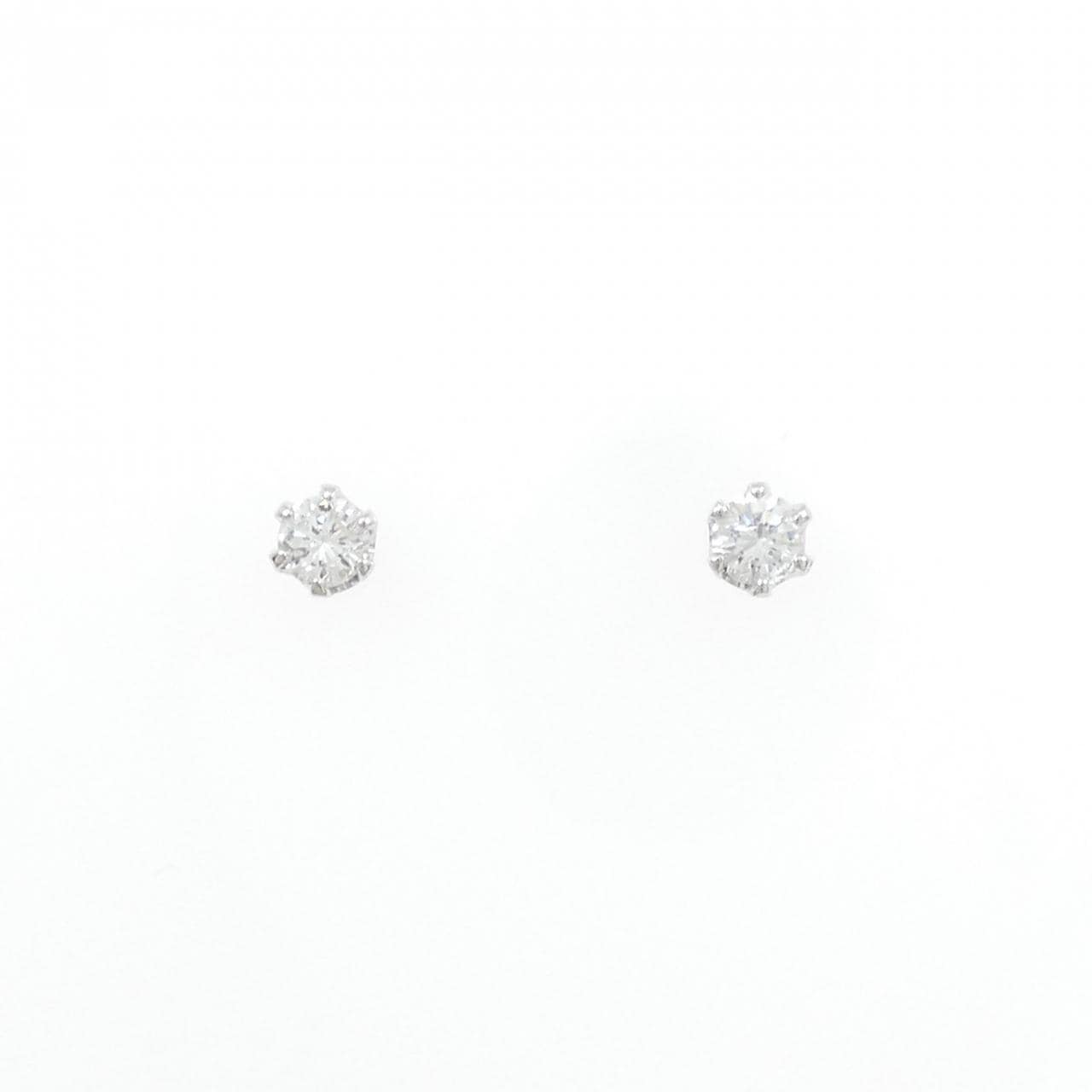 PT850/PT900 ソリティア ダイヤモンド ピアス 0.26CT